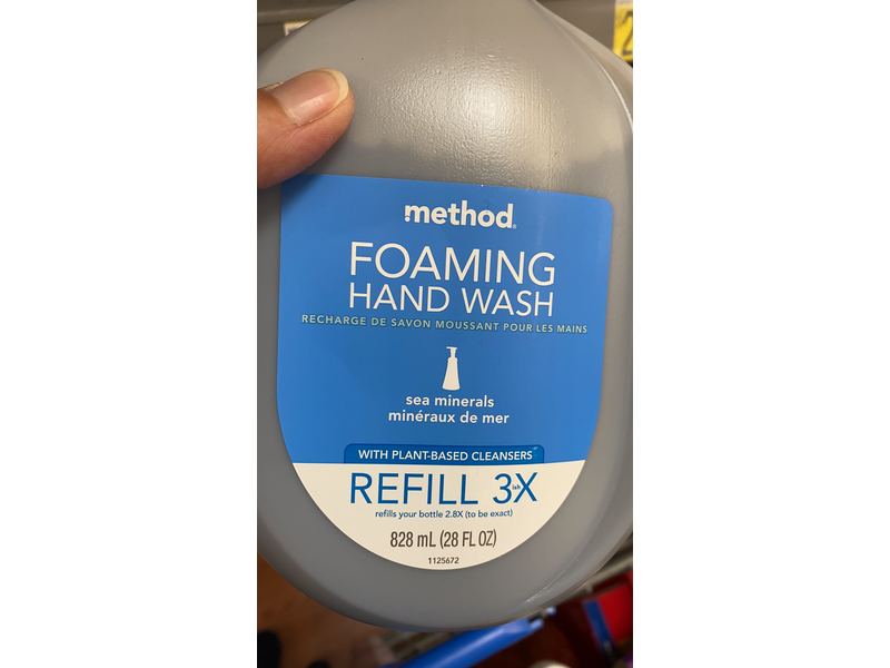 Method Foaming Hand Wash, Sea Minerals, Refill, 28 fl oz/828 mL