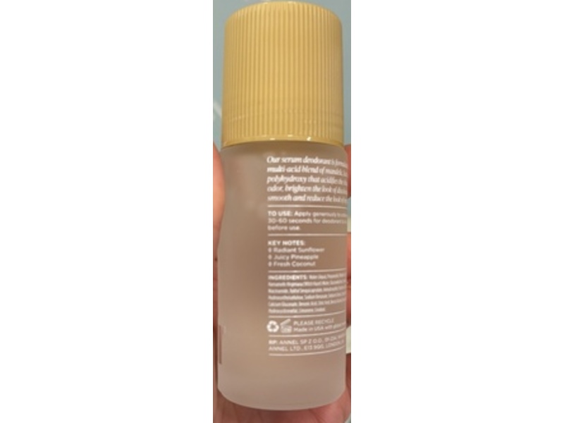 Saltair 5% AHA Serum Deodorant, Golden Hour, 1.70 fl oz/50 mL, Pack Of 2