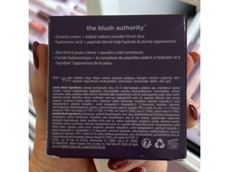 Tarte Macaron Blush & Glow Duo, Pink Champagne, 0.17 oz/5 g