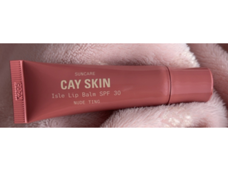Cay Skin Isle Lip Balm, SPF 30 Nude Ting, 0.35 oz/10 g
