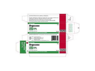Dapsone Gel 5%, 90 g Taro Pharmaceuticals (RX)
