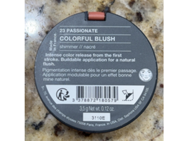Sephora Colorful Blush, 23 Passionate, 0.12 oz/3.5 g