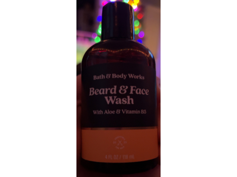 Bath & Body Works Men Beard & Face Wash, 4 fl oz/118 mL