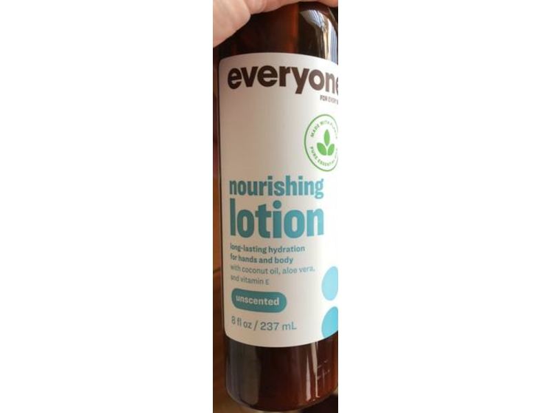 Everyone Nourishing Hand & Body Lotion, Unscented, 8 fl oz/237 mL