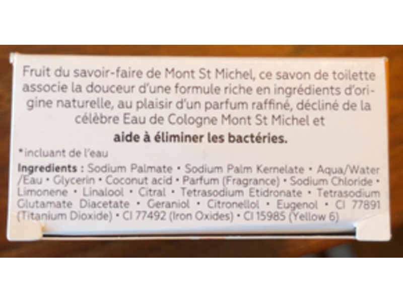Mont St Michel Cologne Bar Soap, Amber Authentic, 125 g, Pack Of 8