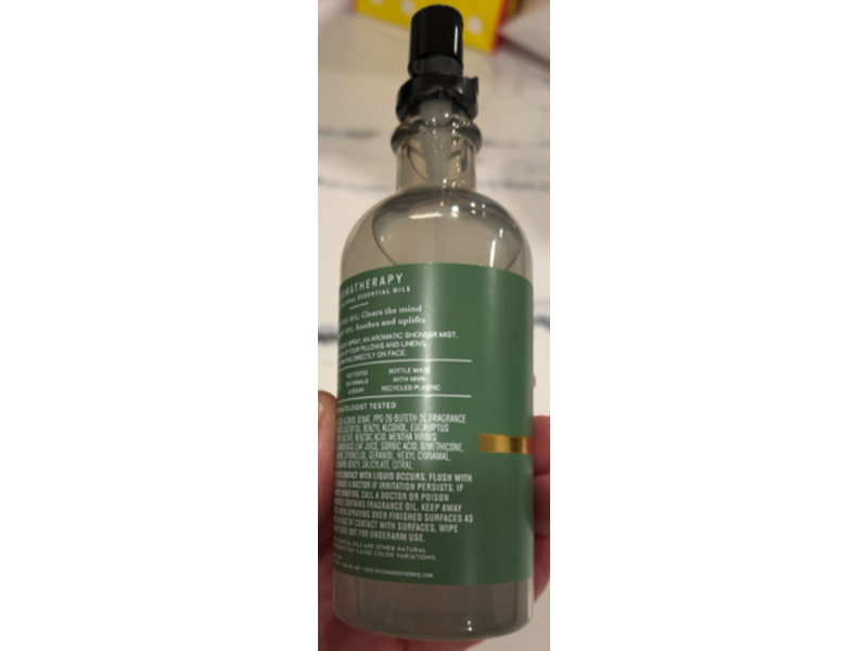 Bath & Body Works Stress Relief Essential Oil Mist, Eucalyptus + Spearmint, 156 mL