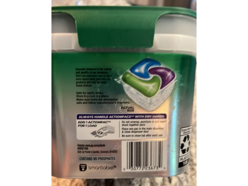 Cascade Platinum Dishwasher Detergent, Fresh Scent, 15.1 oz/428 g, 28 Count