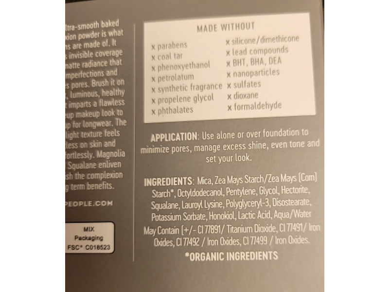 W3ll People Powder Pressed Brightening, Pearl, 0.26 oz/7.5 g