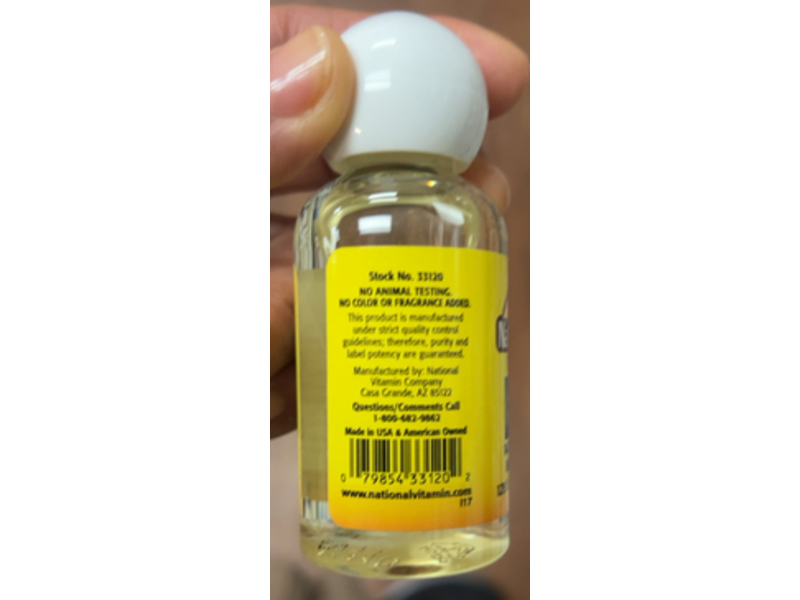 Natural Blend Beauty Skin Oil, Vitamin E & K, 1.75 fl oz/52 mL
