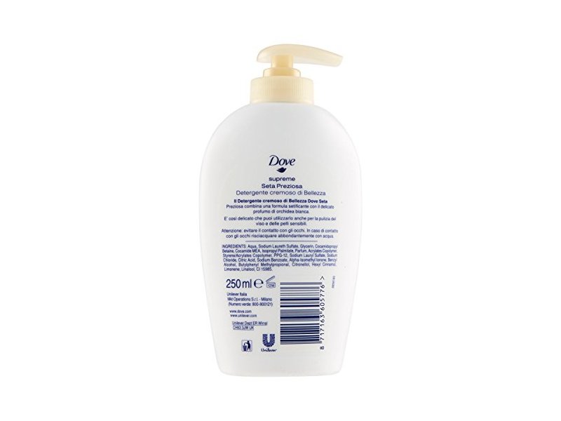 Dove Silk Cream Wash Hand, 250ml