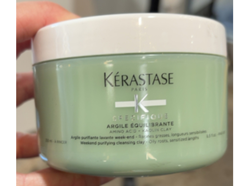 Kerastase Specifique Argile Equilibrante Purifying Cleansing Clay, Amino Acid + Kaolin Clay, 8.5 fl oz/250 mL