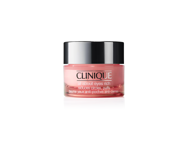 Clinique All About Eyes Rich Eye Cream, Hyaluronic Acid, 0.5 fl oz/15 mL