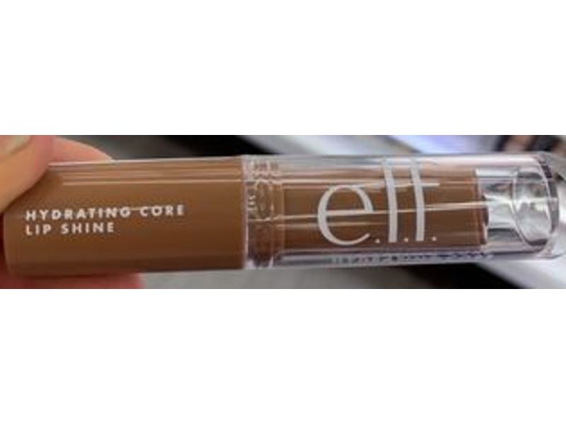 e.l.f. Hydrating Core Lip Shine, Happy, 0.09 oz/2.8 g