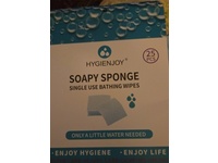 Hygienjoy Soapy Sponge Single Use Bathing Wipes, 25 Count - thumbnail 2