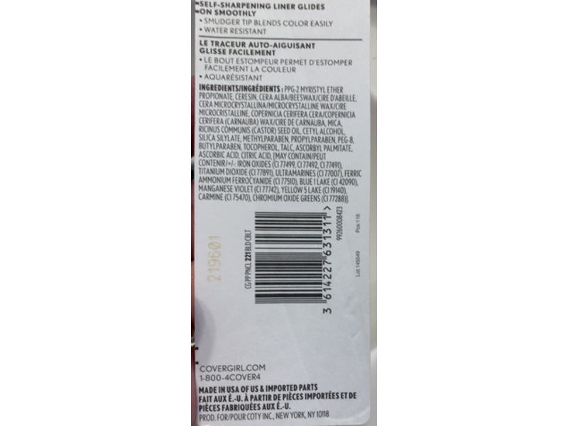 Covergirl Perfect Point Plus Eyeliner, Bold Cobalt, 0.008 oz/0.23 g