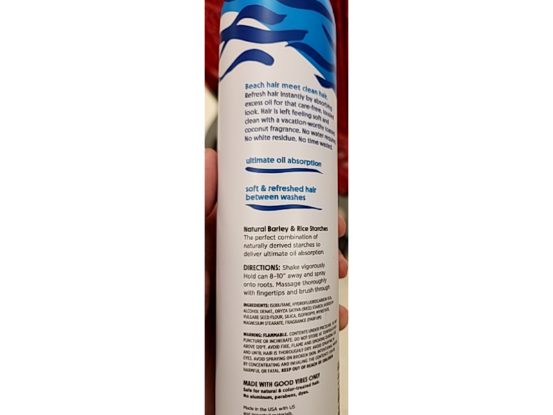 Not Your Mother's Dry Shampoo, Beach Babe, 7 oz/198 g