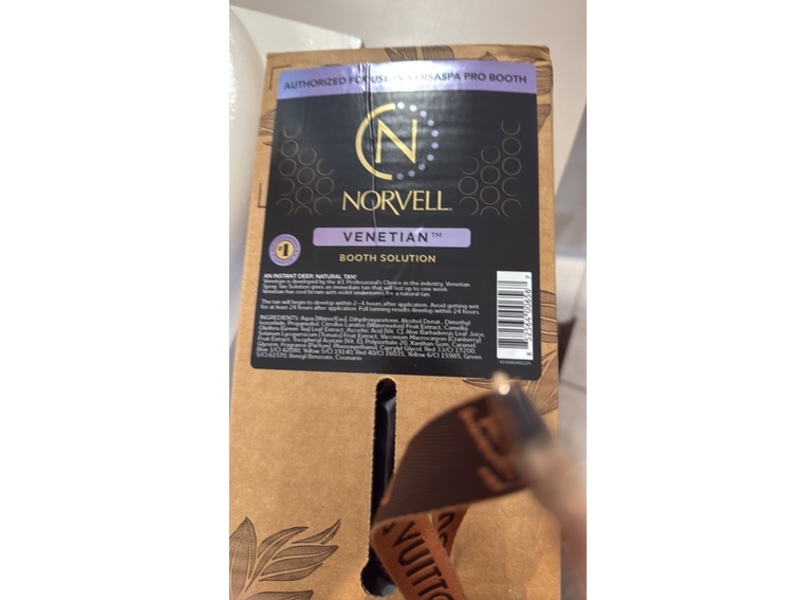 Norvell Venetian Instant Deep Natural Tan Booth Solution, 34 fl oz/1006 mL