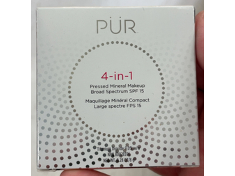 Pur 4-In-1 Pressed Mineral Makeup, Ln2 Fair Ivory, SPF 15, 0.28 oz/8 g