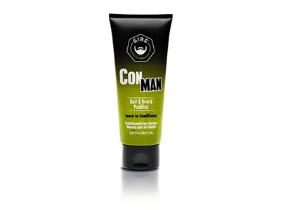 GIBS Con Man Hair & Beard Pudding Leave-In Conditioner, 7.5 Fl oz (3.25 fl oz)