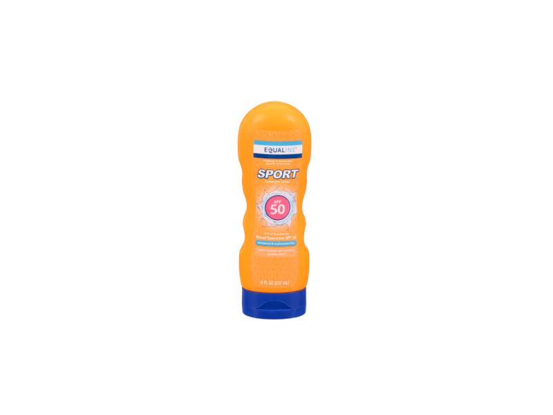 Equaline Sport Sunscreen Lotion, SPF 50. 8 fl oz/237 mL