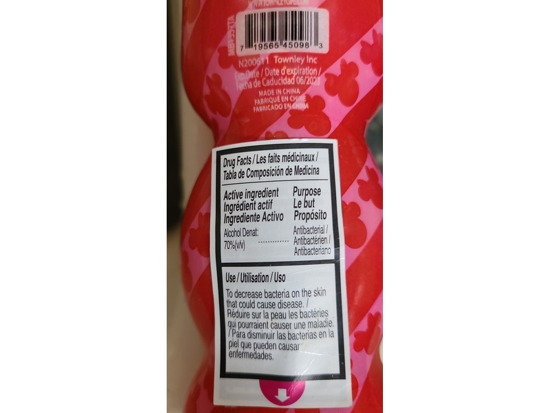Disney Minnie Mouse Hand Sanitizer, Floral Rose Scented, 8 fl oz/236 mL