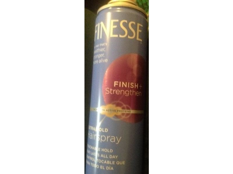 Finesse Finish + Strengthen Extra Hold Hairspray, 7 oz/198 g