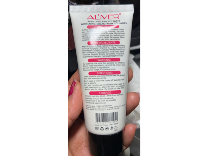 Al'iver Whitening Complex Concealer & Solid Light Texture Whitening Cream, 60 mL