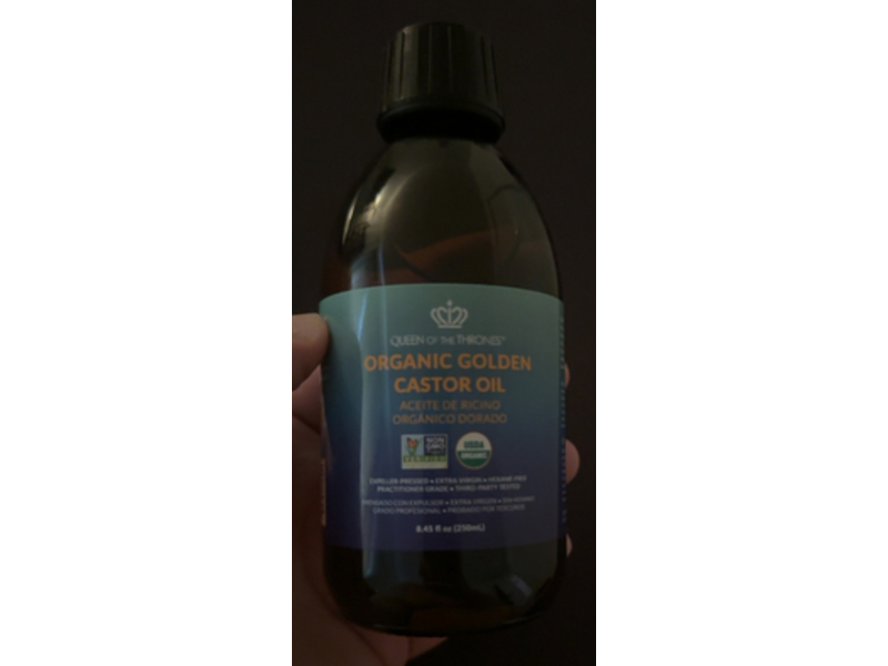 Queen Of The Thrones Organic Golden Castor Oil, 8.45 fl oz/250 mL
