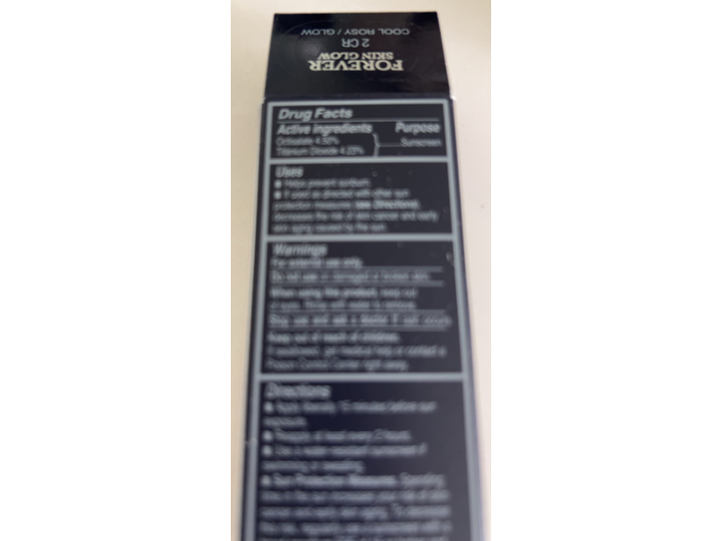 Dior Forever Skin Glow Hydrating Foundation, SPF 15, 2CR Cool Rosy Glow, 1 oz/30 mL