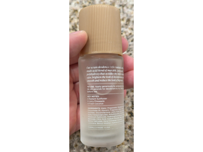 Saltair 5% AHA Serum Deodorant, Golden Hour, 1.7 fl oz/50 mL