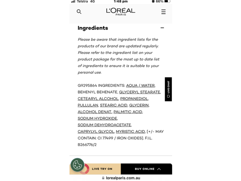 L'Oreal Paris Volume Million Lashes Balm Noir Mascara, Black, 0.3 oz/8.9 mL