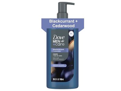 Dove Men + Care Bodywash, BlackCurrant + Cedarwood, 26 fl oz/769 mL