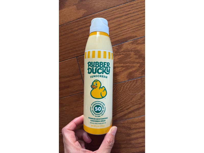 Rubber Ducky Premium Moisturizing Sunscreen Spray, SPF 50, 6 oz/170 g