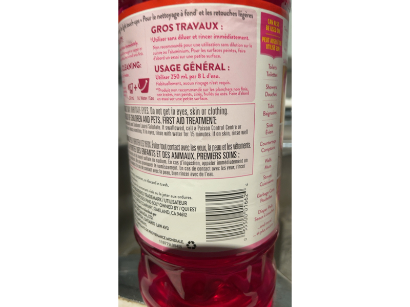 Pine-Sol Multi Surface Cleaner, Spring Blossom, 1.41 L