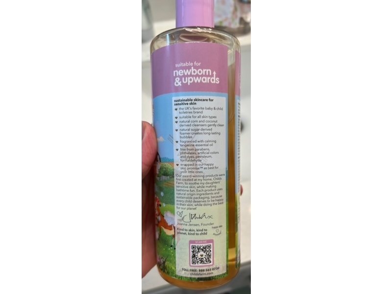 Childs Farm Bubble Bath, Tangerine, 16.9 fl oz