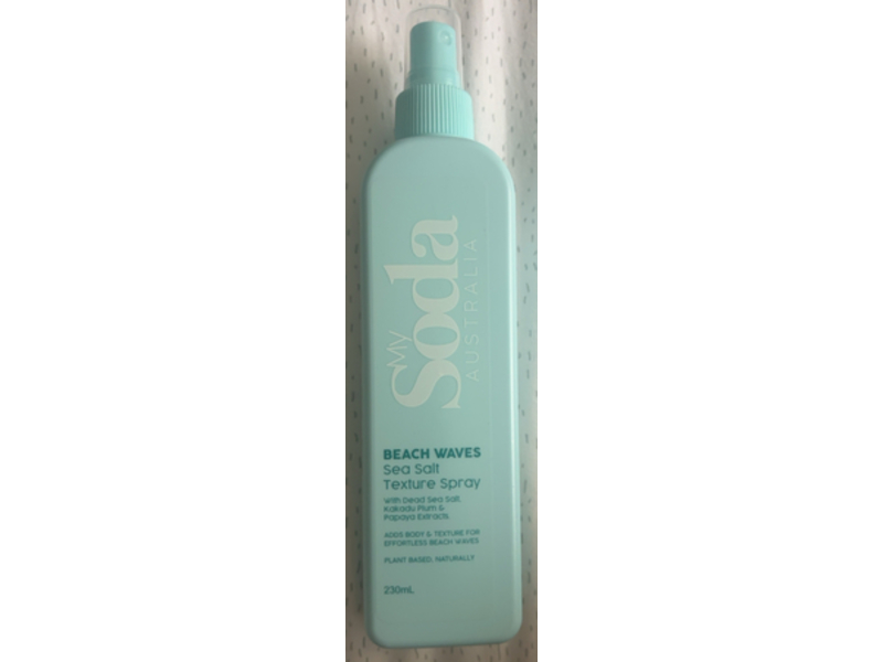 My Soda Australia Sea Salt Texture Spray, Beach Waves, 230 mL