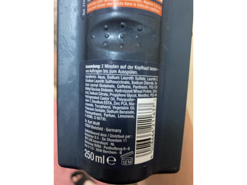 Alpecin Hair Energizer Shampoo, Caffeine, 250 mL