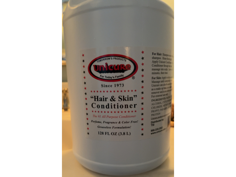 Unicure Hair & Skin Conditioner, 128 fl oz/3.8 L