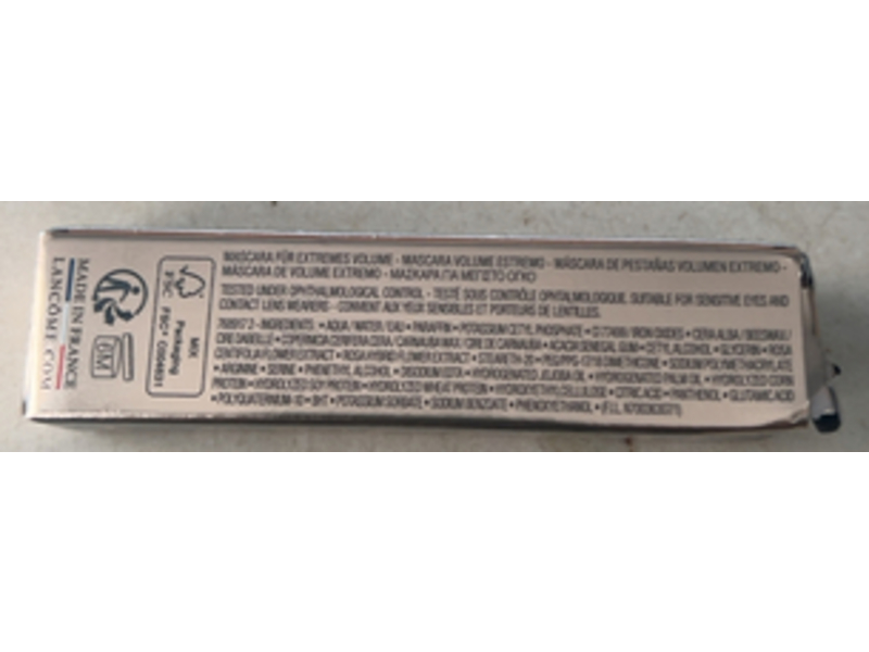 Lancome Hypnose Drama Extreme Volume Mascara, 01 Excessive Black, 0.06 fl oz/2 mL