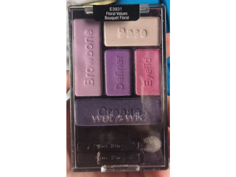 wet n wild Color Icon Eye Shadow Palette, E3931 Floral Values, 0.21 oz/6 g