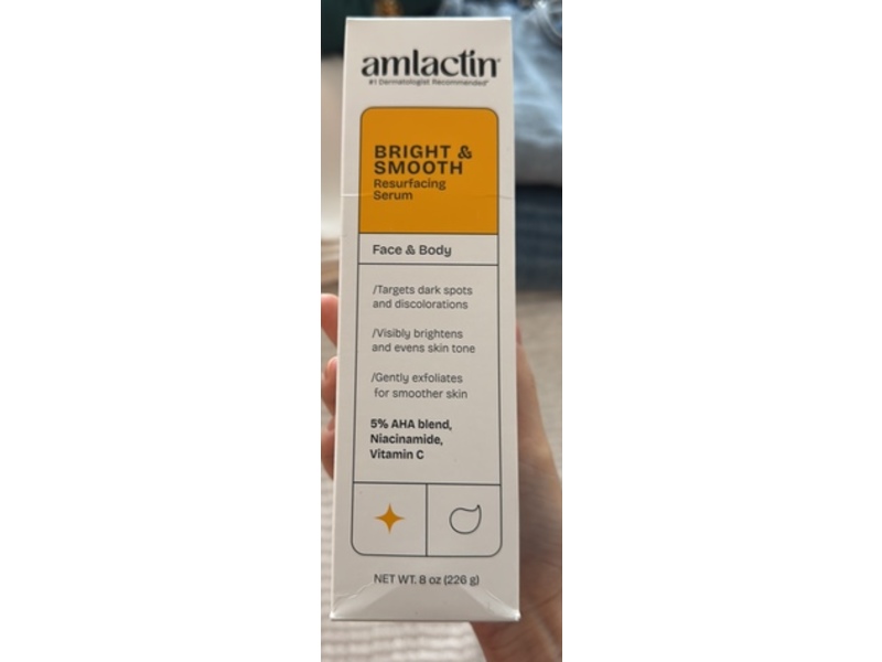 Amlactin Bright & Smooth Resurfacing Serum, 8 oz/226 g