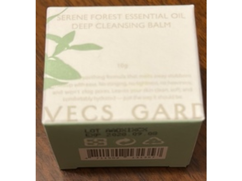 Vecs Gardenia Serene Essential Oil Deep Cleansing Balm, 10 g