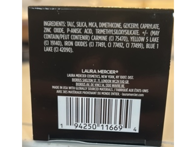 Laura Mercier Secret Brightening Under Eye Setting Powder, Translucent, 0.14 oz/4g