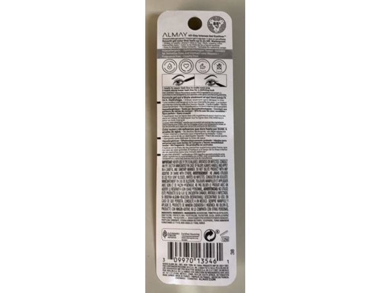 Almay All-Day Intense Gel Eyeliner, 110 Rich Black, 0.045 oz/13 g