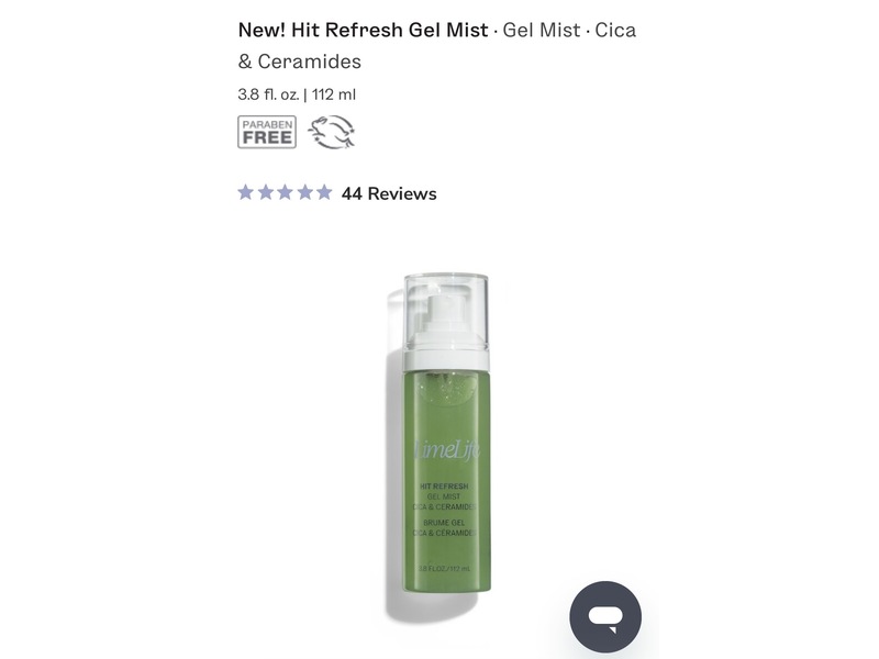 Limelife Hit Refresh Gel Mist, 3.8 fl oz/112 mL