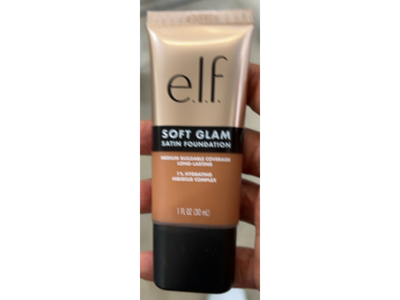 e.l.f. Soft Glam Foundation, 51 Deep Cool, 1 fl oz/30 mL