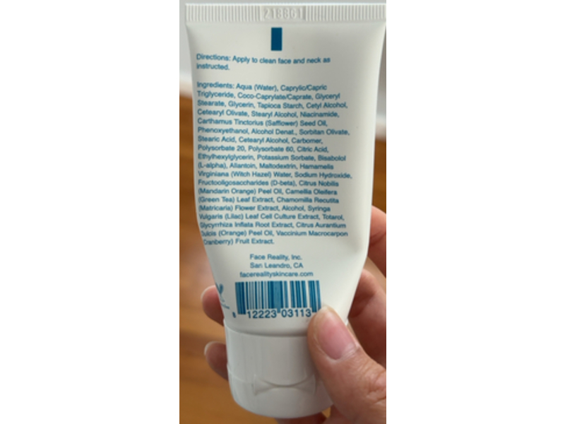 Face Reality Clearderma Moisturizer, 2.0 fl oz/60 mL