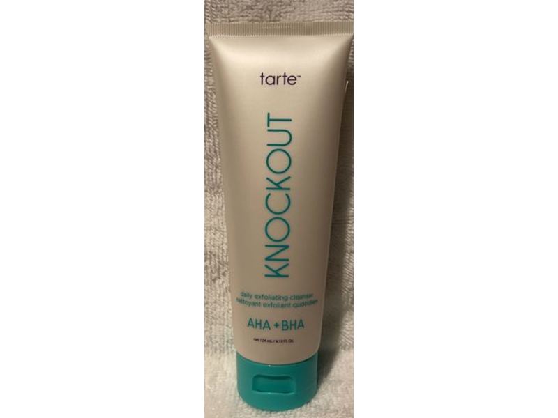 Tarte Knockout Daily Exfoliating Cleanser, 4.19 oz/ 124 mL