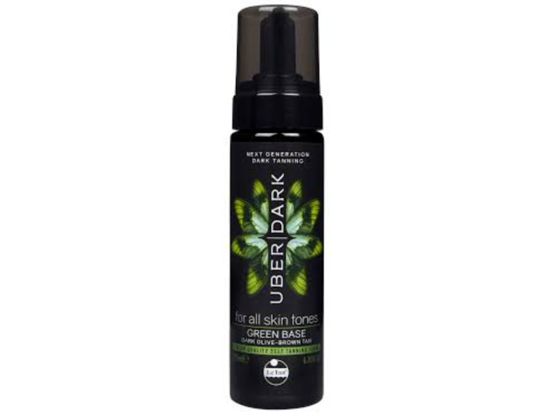 Le Tan Uber Dark Next Generation Dark Salon Quality Self Tanning Foam, Gren Base, 6.7 fl oz/200 mL
