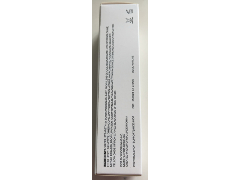 Hide Invisible Oil - Free Medium - Full Coverage Foundation, 1 fl oz/30 mL